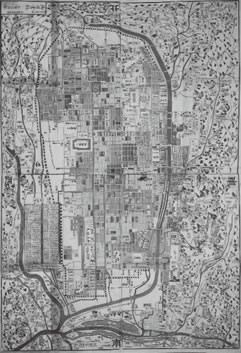 明治2年(1869年)京都町組図
