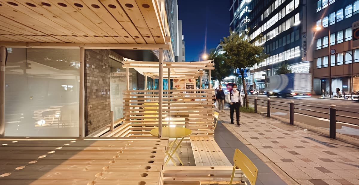 パブリック空間でnomadogiを共同所有する