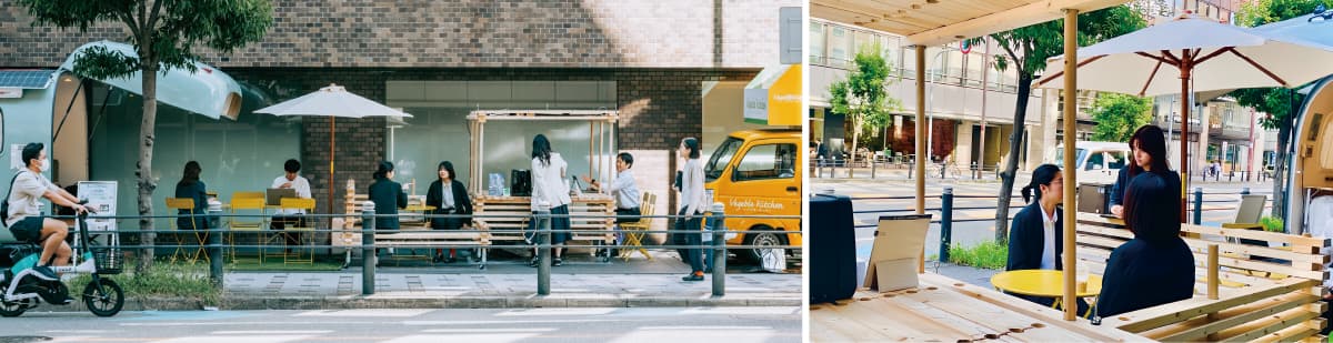 パブリック空間でnomadogiを共同所有する