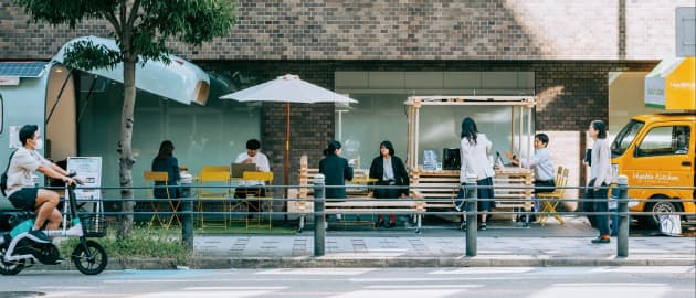 パブリック空間でnomadogiを共同所有する