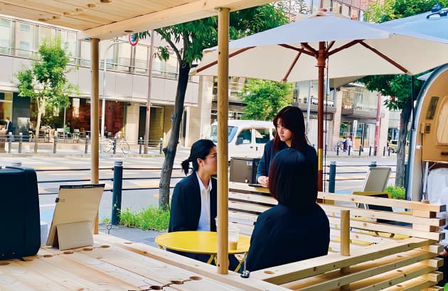 パブリック空間でnomadogiを共同所有する