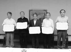 大阪市北山副市長と4会長・支部長