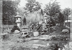1873年 ウィーン万博日本庭園　国立国会図書館蔵
